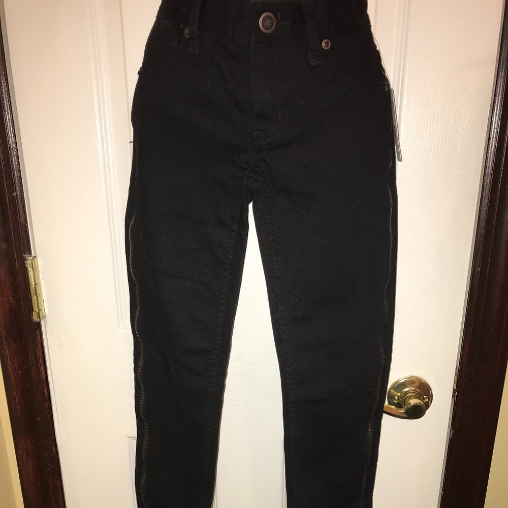 FREE PEOPLE ZIPPERED JEANS